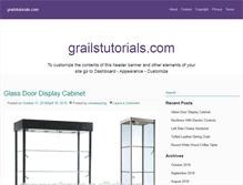 Tablet Screenshot of grailstutorials.com